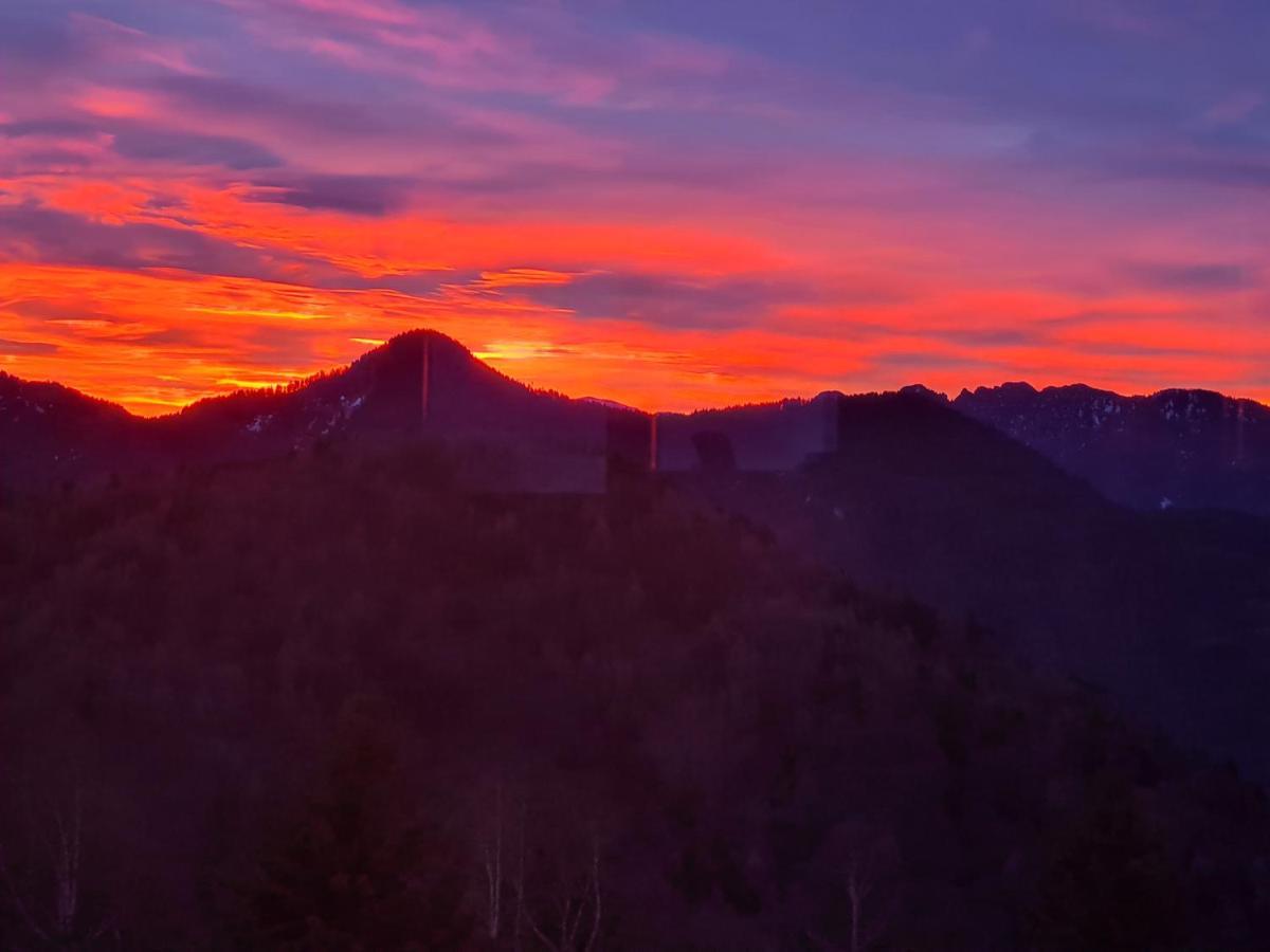 Chalet Chapeau Rar Castel Condino Kültér fotó