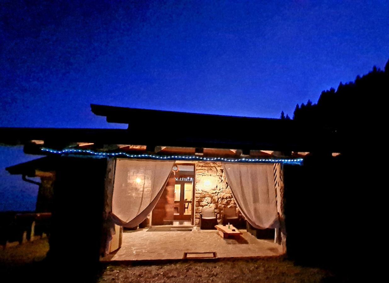 Chalet Chapeau Rar Castel Condino Kültér fotó